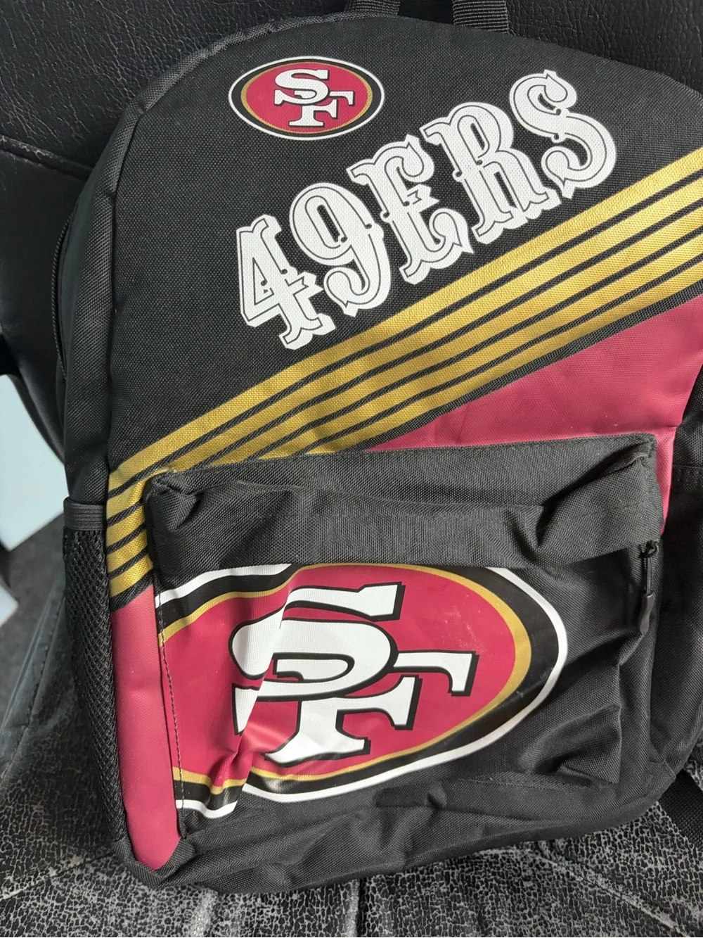 Vintage 90’s San Francisco 49ers NFL football Backpack school travel book bag